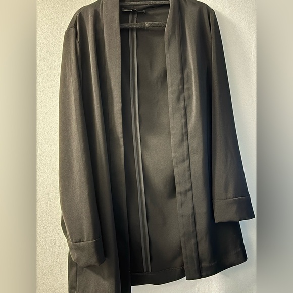 Dynamite Black Open Front Blazer - Picture 1 of 1